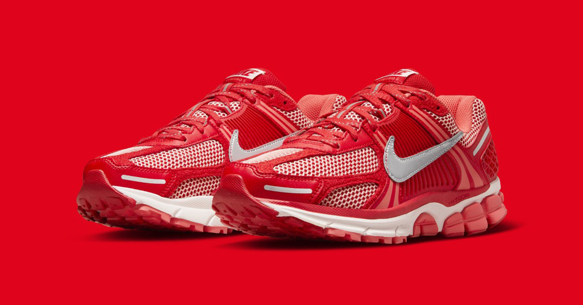 Der nike Another Zoom Vomero 5 „University Red“ bringt Farbe in dein Outfit